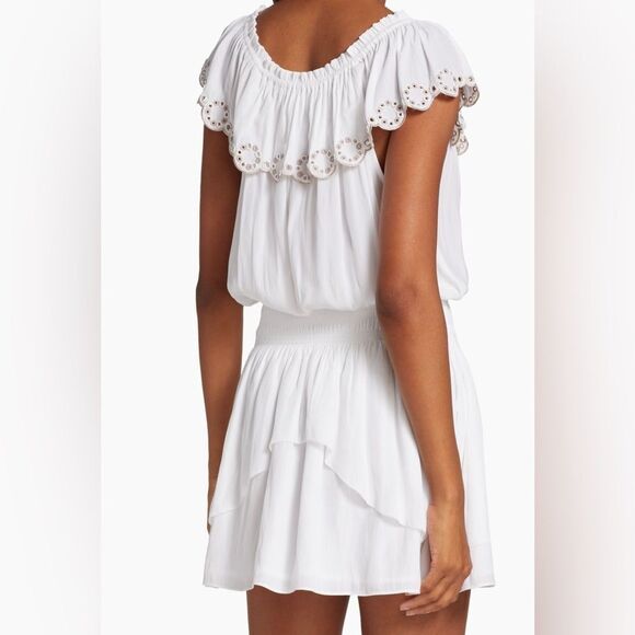 Ramy Brook Cynthia Off The Shoulder Mini Dress NWT Size L - Picture 2 of 11